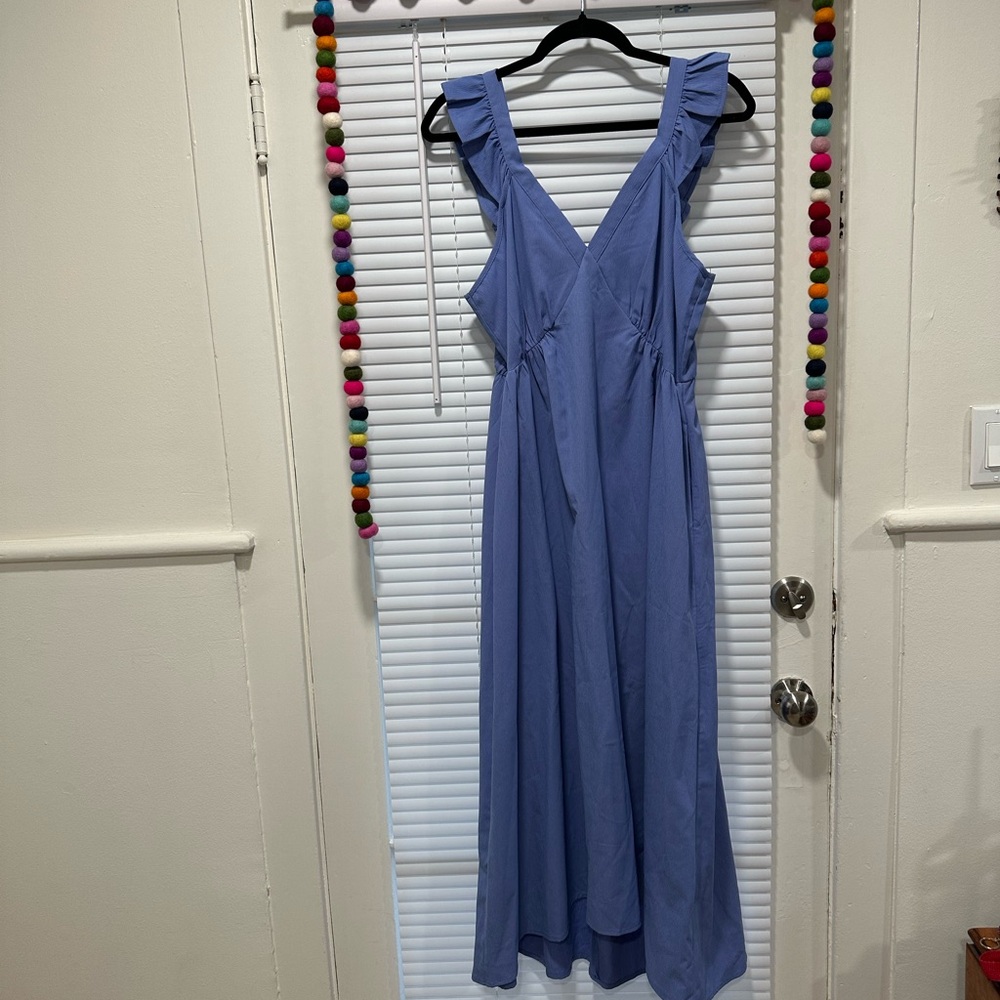 Blue Sleeveless Dress
